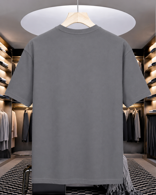 Magneto Premium Oversized Grey T-Shirt – Minimalist Graphic Design