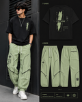 Men's Premium Streetwear Co-Ord Set – Graphic Tee & Cargo Pants.      Comming soon
